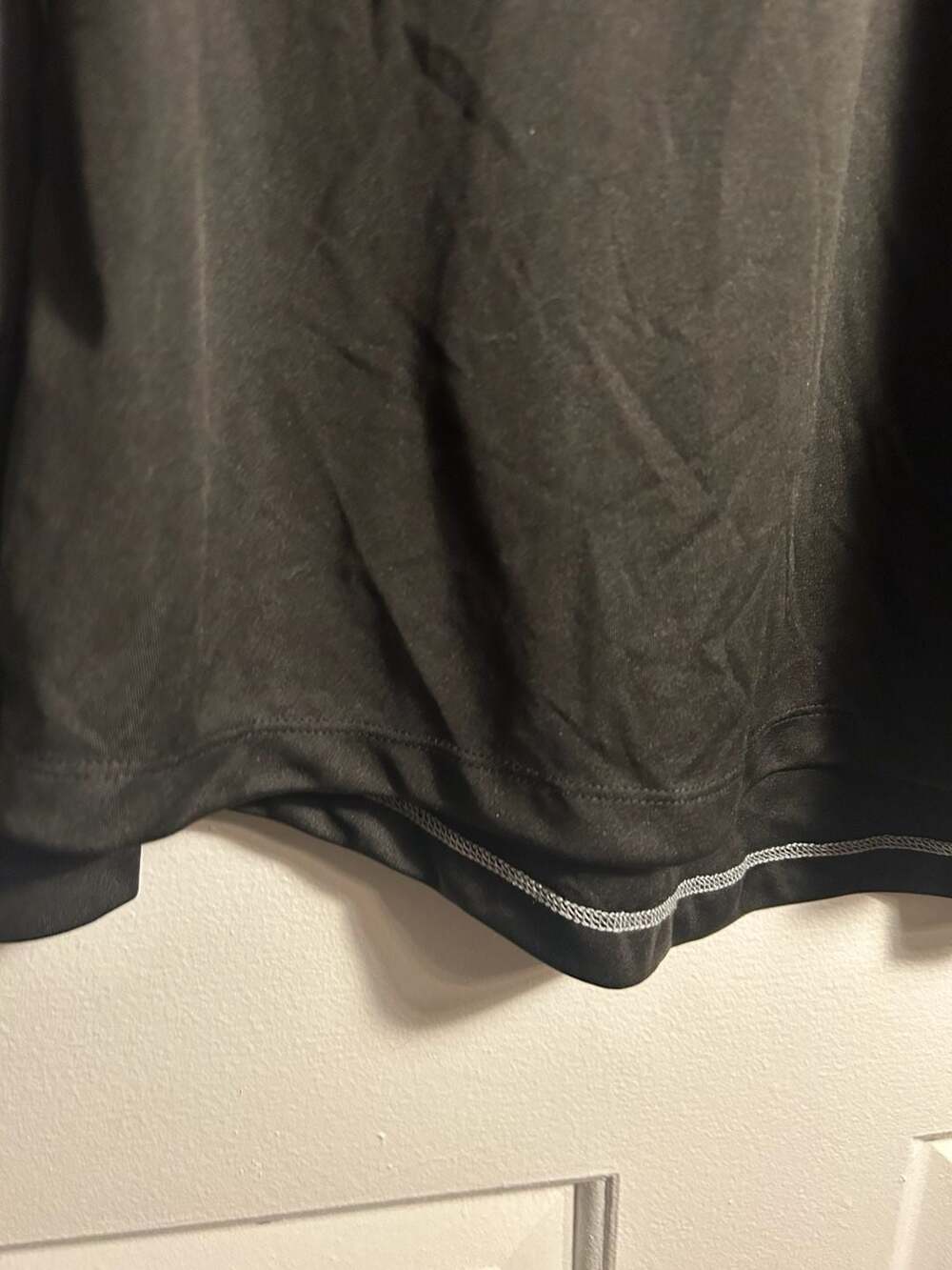 Primark Women's Performance Long Sleeve Polo Shirt Black - Picture 3 of 4